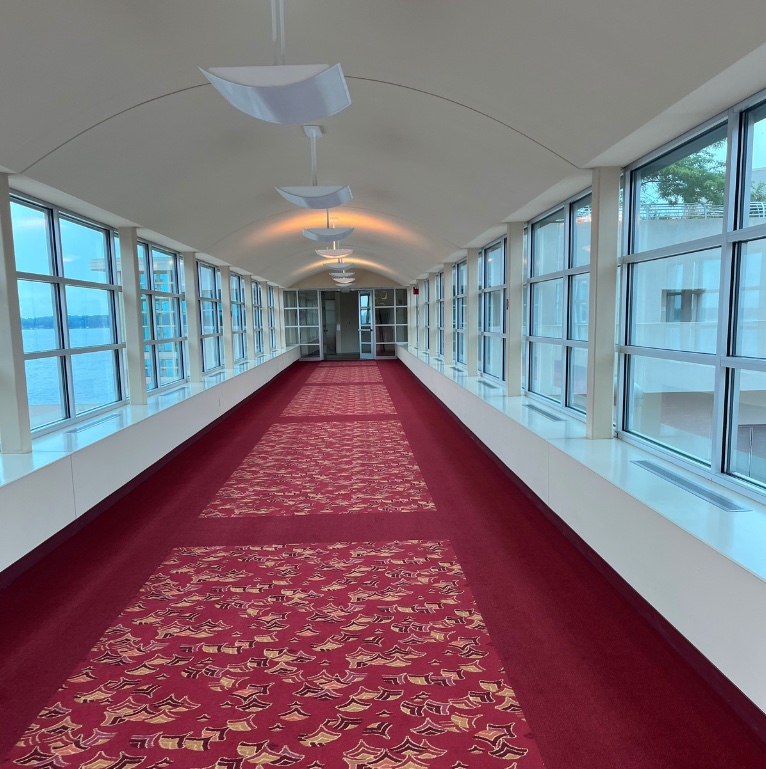 Hallway of the Monona Terrace Convention Center