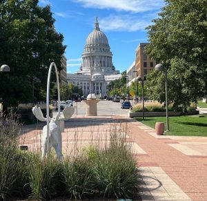 Capitol building in Madison, Wisconsin