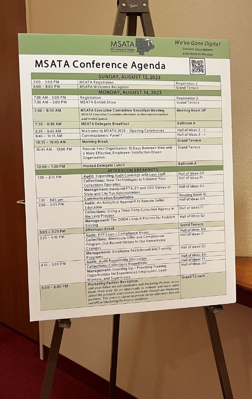 MSATA Conference Agenda